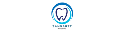 Ein Kreis mit einem Zahn in der Mitte als Logo für den Zahnarzt in Meidling.